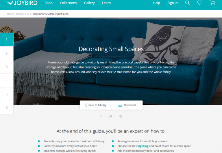 Joybird's design blog