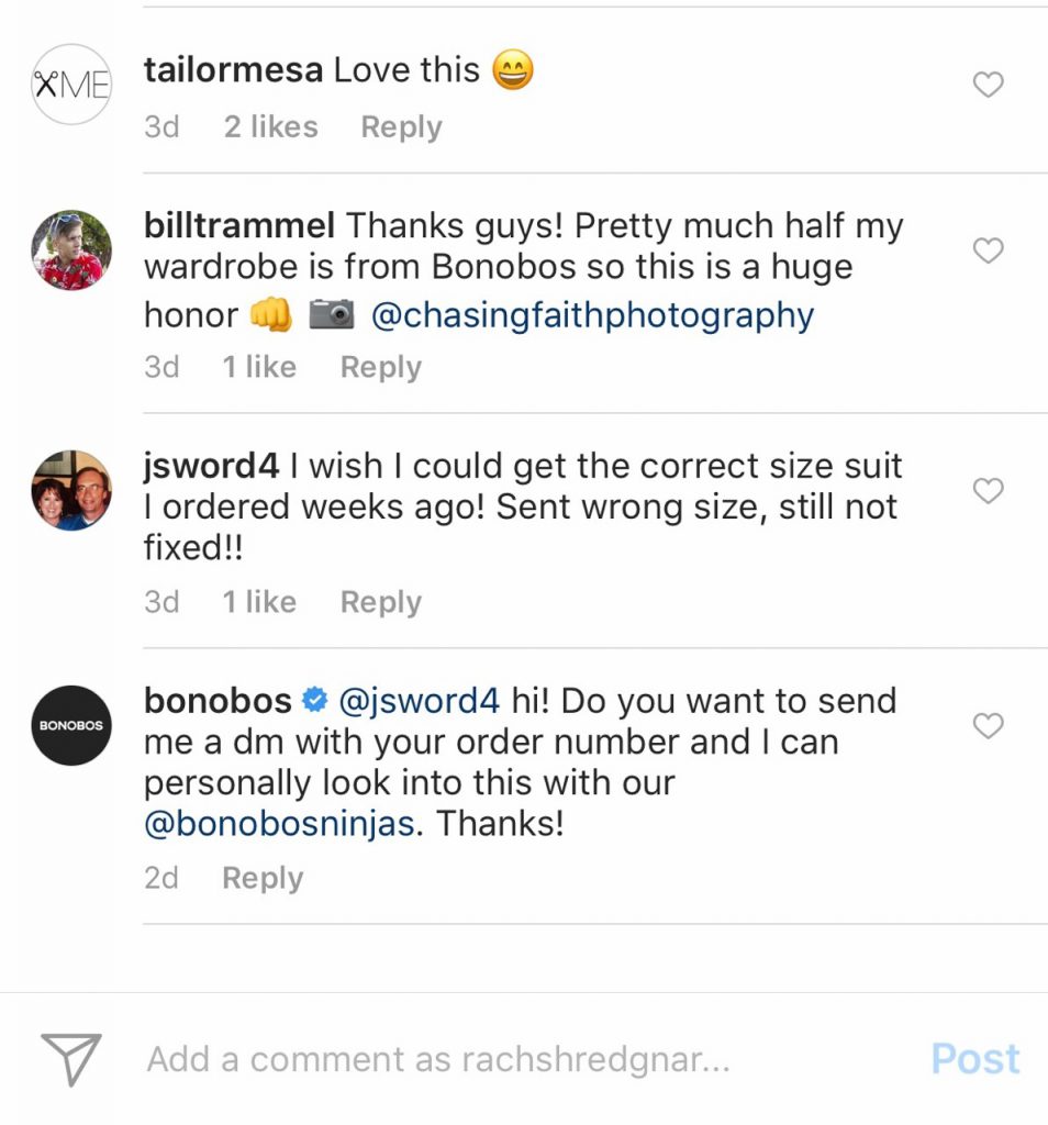 Bonobos Comments