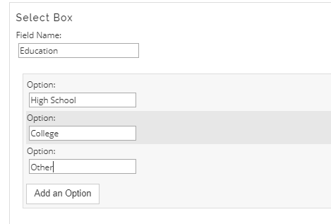 Build Email Form