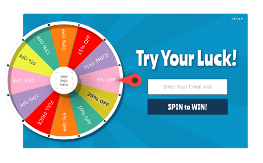 Spin-to-Win Pop-Up Template