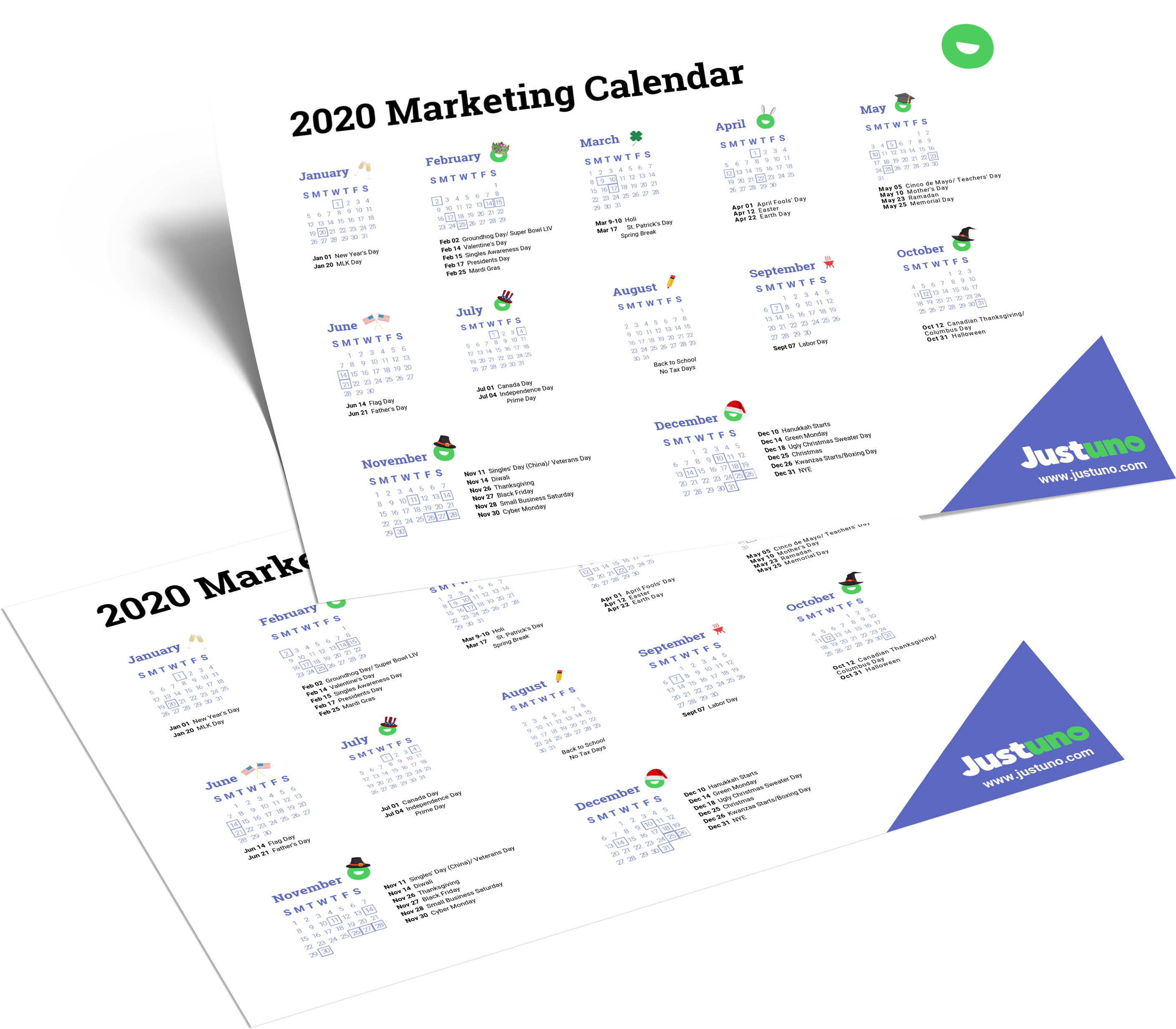 2020 Marketing Calendar