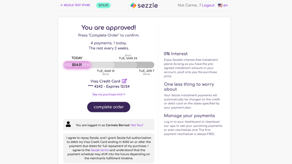 sezzle bigcommerce