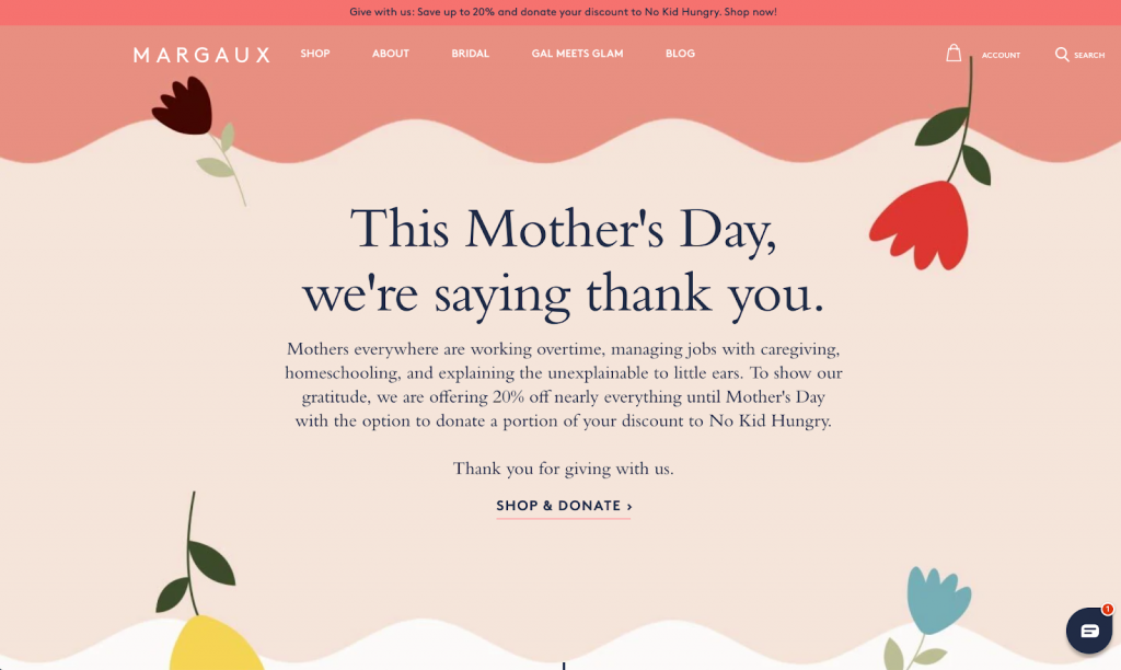 Mothers Day Banner Margaux