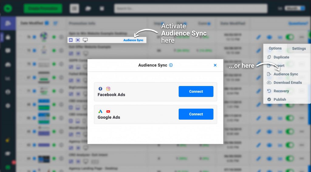 Audience Sync Activation