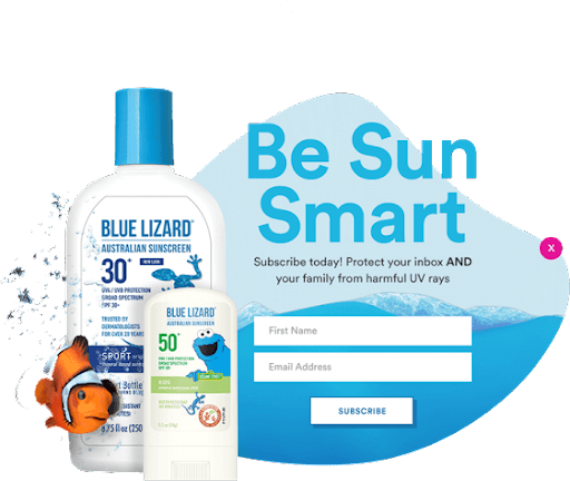 blue lizard lead capture