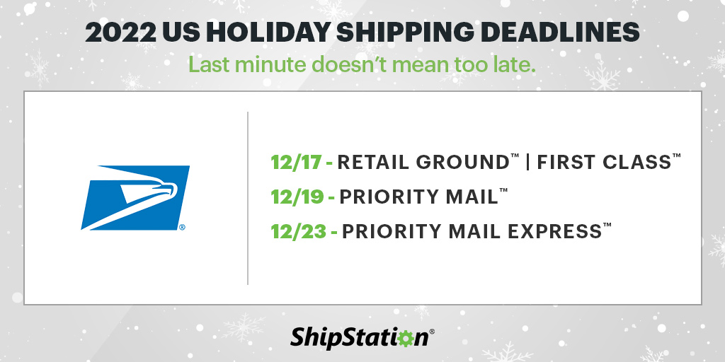 USPS cutoff dates