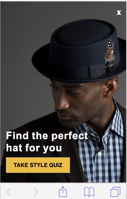 Returning (Specific Product Reminder, Tenth-Street Hats)
