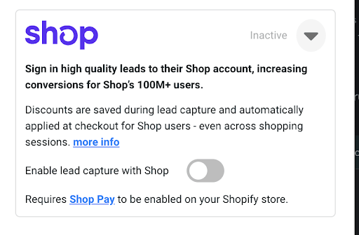 ShopPay Widget