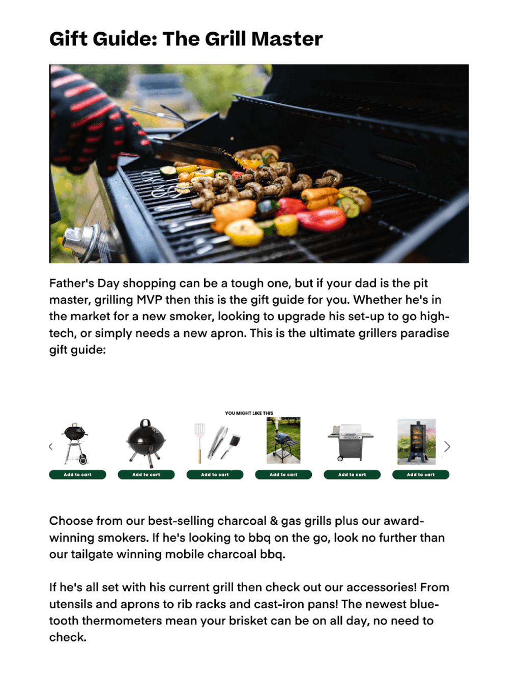 Father's Day Gift Guide: Unique Grill Accessories