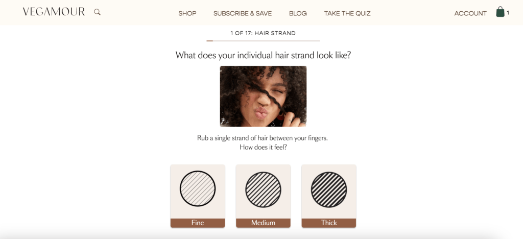 Vegamour Hair Quiz