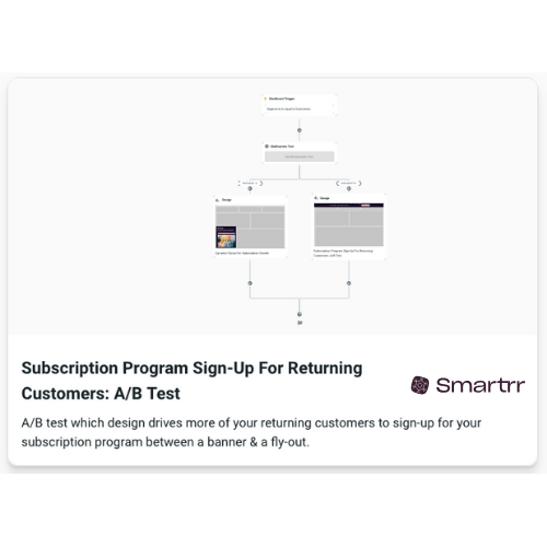 Smartrr Workflow Template